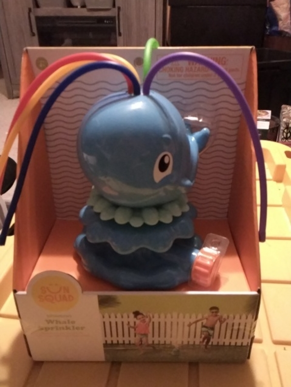 Kids Whale Sprinkler Water Toy - Blue 435